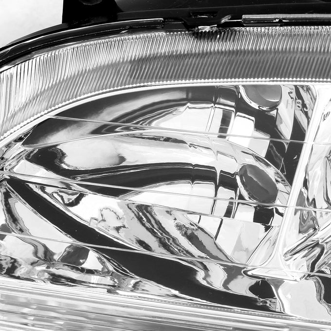 D-Motoring - Headlights - Chrome Housing - Plug-n-Play - Pair - 98-02 Honda Accord - 5