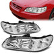 98-02 Honda Accord Headlights - Chrome Housing - Plug-n-Play - Pair