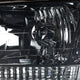 D-Motoring - Headlights - Smoked Lens - Clear Corner - Plug-n-Play - Pair - 98-02 Honda Accord - 2