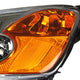 D-Motoring - Headlights - Chrome Housing - Amber Corner - Plug-n-Play - Pair - 01-03 Honda Civic - 6