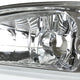 D-Motoring - Headlights - Chrome Housing - Amber Corner - Plug-n-Play - Pair - 01-03 Honda Civic - 2