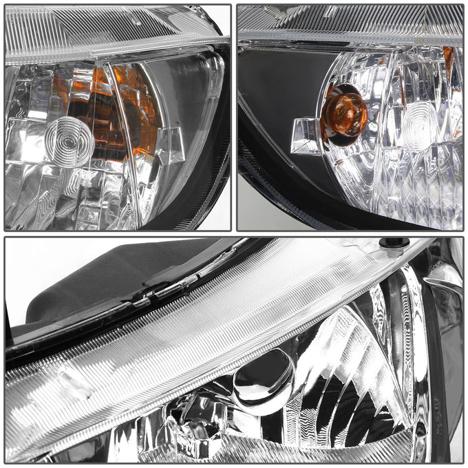 D-Motoring - Headlights - Black Housing - Plug-n-Play - Pair - 06-11 Honda Civic Sedan 4-Door - 3
