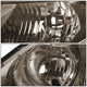 D-Motoring - Headlights - Smoked Lens - Clear Corner - Plug-n-Play - Pair - 06-11 Honda Civic Sedan 4-Door - 2
