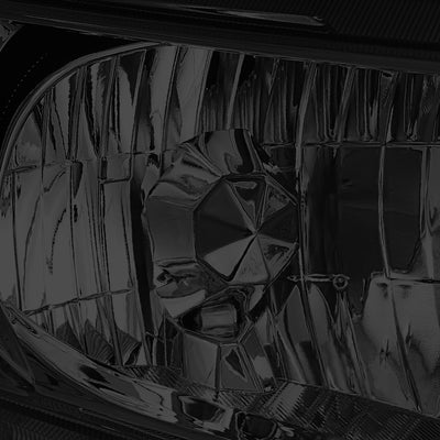 D-Motoring - Headlights - Smoked Lens - Clear Corner - Plug-n-Play - Pair - 12-15 Honda Civic - 3
