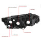 D-Motoring - 16-18 Honda Civic Headlights - Clear Lens - Projector - Plug-n-Play - Pair - 6
