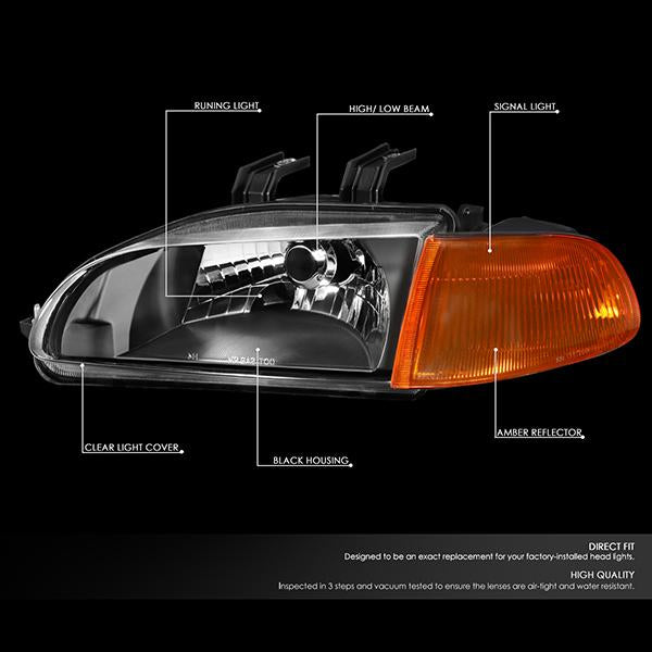 92-95-honda-civic-coupe-hatchback-headlight-headlamps-black-housing-amber-corner-hl-oh-hc922d-bk-cl1 - 2