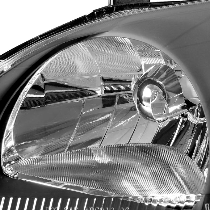 D-Motoring - Headlights - Black Housing - Plug-n-Play - Pair - 96-98 Honda Civic - 2