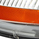 D-Motoring - Headlights - Chrome Housing - Amber Corner - Plug-n-Play - Pair - 96-98 Honda Civic - 4