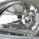 D-Motoring - Headlights - Chrome Housing - Amber Corner - Plug-n-Play - Pair - 96-98 Honda Civic - 2