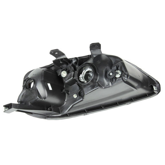 D-Motoring - Headlights - Black Housing - Amber Corner - Plug-n-Play - Pair - 99-00 Honda Civic - 3
