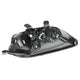 D-Motoring - Headlights - Black Housing - Amber Corner - Plug-n-Play - Pair - 99-00 Honda Civic - 3