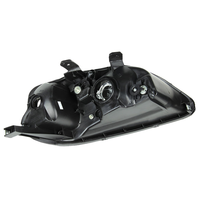 D-Motoring - Headlights - Black Housing - Plug-n-Play - Pair - 99-00 Honda Civic - 4