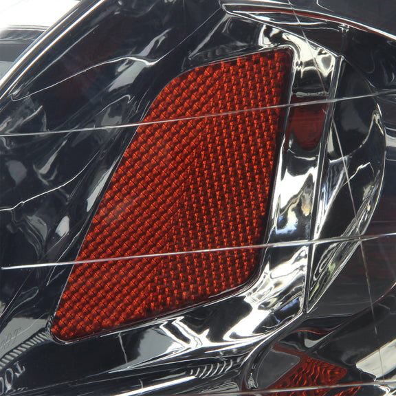 D-Motoring - Headlights - Smoked Lens - Amber Corner - Plug-n-Play - Pair - 99-00 Honda Civic - 4
