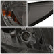 D-Motoring - Headlights - Smoked Lens - Clear Corner - Projector - Plug-n-Play - Pair - 11-14 Hyundai Sonata - 3