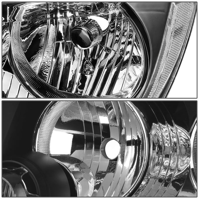 D-Motoring - 11-13 Jeep Grand Cherokee Headlights - Clear Lens - Clear Corner - Plug-n-Play - Pair - 3
