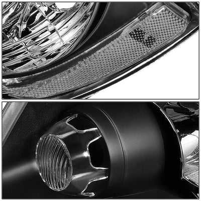 D-Motoring - 11-13 Jeep Grand Cherokee Headlights - Clear Lens - Clear Corner - Plug-n-Play - Pair - 4