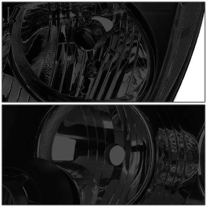 D-Motoring - 11-13 Jeep Grand Cherokee Headlights - Smoked Lens - Clear Corner - Plug-n-Play - Pair - 3