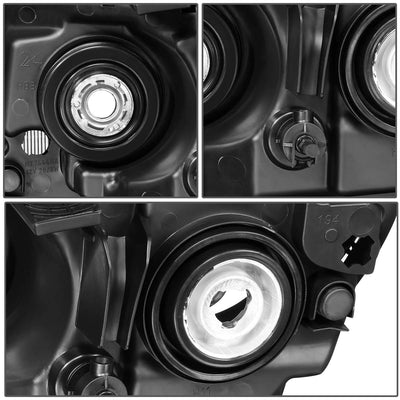 D-Motoring - 11-13 Jeep Grand Cherokee Headlights - Smoked Lens - Clear Corner - Plug-n-Play - Pair - 5