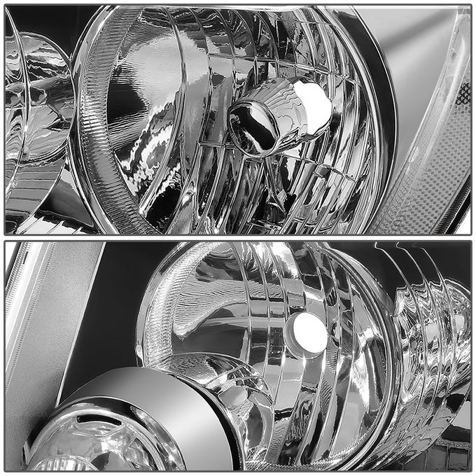 D-Motoring - 11-13 Jeep Grand Cherokee Headlights - Clear Lens - Clear Corner - Plug-n-Play - Pair - 3