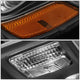 D-Motoring - 14-16 Jeep Grand Cherokee Headlights - Clear Lens - Amber Corner - Projector - Plug-n-Play - Pair - 4