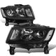 14-16 Jeep Grand Cherokee Headlights - Clear Lens - Clear Corner - Projector - Plug-n-Play - Pair