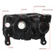 D-Motoring - 14-16 Jeep Grand Cherokee Headlights - Smoked Lens - Amber Corner - Projector - Plug-n-Play - Pair - 6