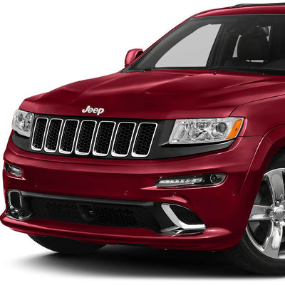 D-Motoring - 14-16 Jeep Grand Cherokee Headlights - Clear Lens - Amber Corner - Projector - Plug-n-Play - Pair - 7