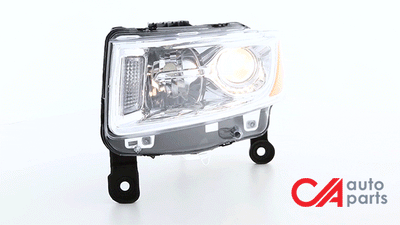 14-16-jeep-grand-cherokee-headlights-clear-lens-amber-corner-projector-plug-n-play-pair-hl-oh-jgc14-ch-am - 2