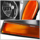 D-Motoring - Headlights - Black Housing - Amber Corner - Plug-n-Play - Pair - Jeep Grand Cherokee - 3