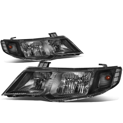 D-Motoring - Headlights - Black Housing - Plug-n-Play - Pair - 10-13 KIA Forte - 5
