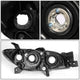 D-Motoring - Headlights - Black Housing - Amber Corner - Projector - Plug-n-Play - Pair - 04-09 Mazda 3 4-Door Sedan - 4