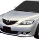 D-Motoring - Headlights - Chrome Housing - Projector - Plug-n-Play - Pair - 04-09 Mazda 3 4-Door Sedan - 5