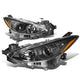 D-Motoring - Headlights - Black Housing - Amber Corner - Projector - Plug-n-Play - Pair - 14-17 Mazda 3 - 1