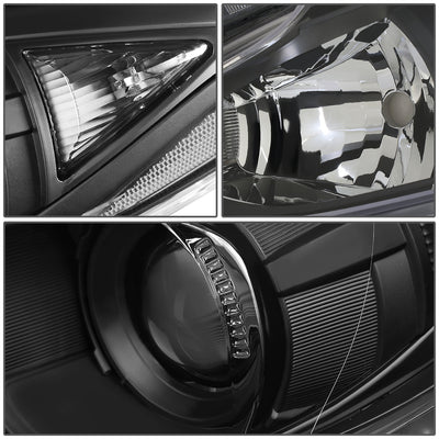 D-Motoring - Headlights - Black Housing - Projector - Plug-n-Play - Pair - 14-17 Mazda 3 - 2