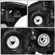 D-Motoring - 10-12 Nissan Altima Sedan Headlights - Black Housing - Clear Lens - Clear Corner - Plug-n-Play - Pair - 5