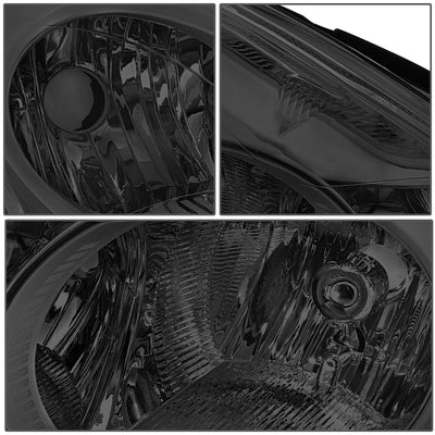 D-Motoring - 10-12 Nissan Altima Sedan  Headlights - Smoked Housing - Amber Corner - Plug-n-Play - Pair - 3