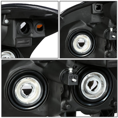 D-Motoring - 10-12 Nissan Altima Sedan  Headlights - Smoked Housing - Amber Corner - Plug-n-Play - Pair - 5