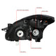 D-Motoring - 10-12 Nissan Altima Sedan  Headlights - Smoked Housing - Amber Corner - Plug-n-Play - Pair - 6