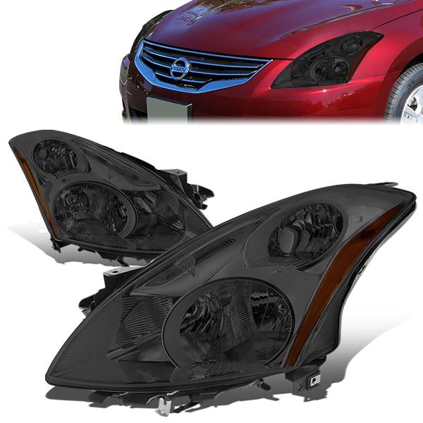 10-12-nissan-altima-headlights-smoked-housing-amber-corner-plug-n-play-pair-hl-oh-na10-sm-am - 1