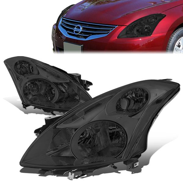 10-12-nissan-altima-headlights-smoked-housing-clear-corner-plug-n-play-pair-hl-oh-na10-sm-cl1 - 1
