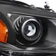 D-Motoring - Headlights - Projector - Black Housing - Clear Lens - Amber Corner - Plug-n-Play - Pair - 13-15 Nissan Altima - 3