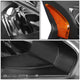 D-Motoring - Headlights - Projector - Black Housing - Clear Lens - Amber Corner - Plug-n-Play - Pair - 13-15 Nissan Altima - 4