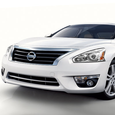 D-Motoring - Headlights - Projector - Chrome Housing - Clear Lens - Amber Corner - Plug-n-Play - Pair - 13-15 Nissan Altima - 7