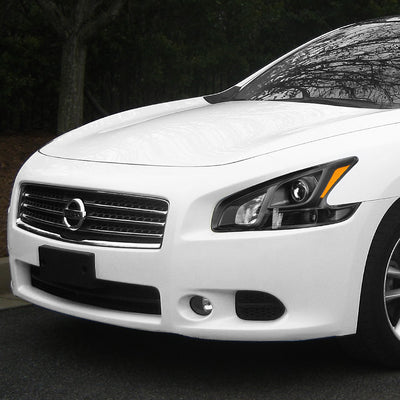 D-Motoring - 09-14 Nissan MaximaHeadlights - Black Housing - Clear Lens - Amber Corner - Plug-n-Play - Pair - 7