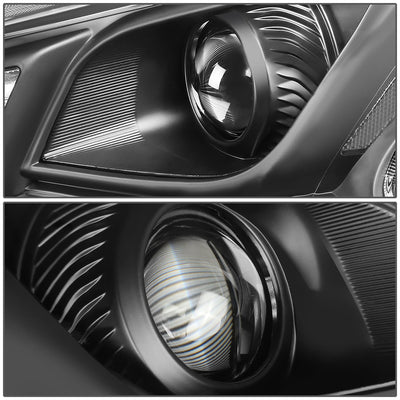 D-Motoring - 09-14 Nissan MaximaHeadlights - Black Housing - Clear Lens - Clear Corner - Plug-n-Play - Pair - 3