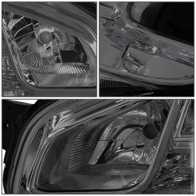 D-Motoring - 09-14 Nissan MaximaHeadlights - Smoked Housing - Smoked Lens - Amber Corner - Plug-n-Play - Pair - 4