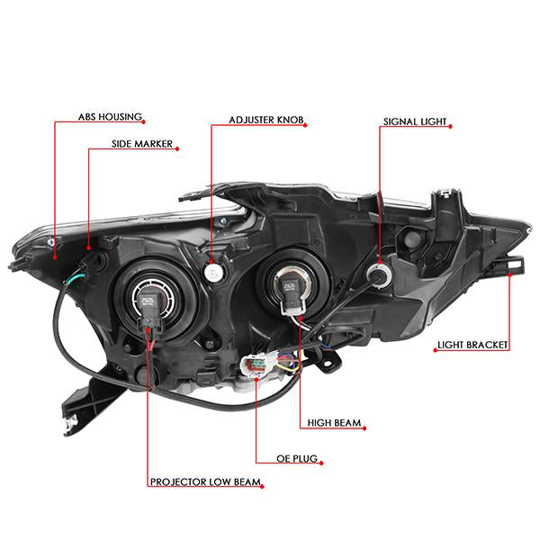 led-drl-16-18-nissan-maxima-s-sl-sv-projector-headlight-lamps-black-housing-hl-oh-nm16-bk-am - 8