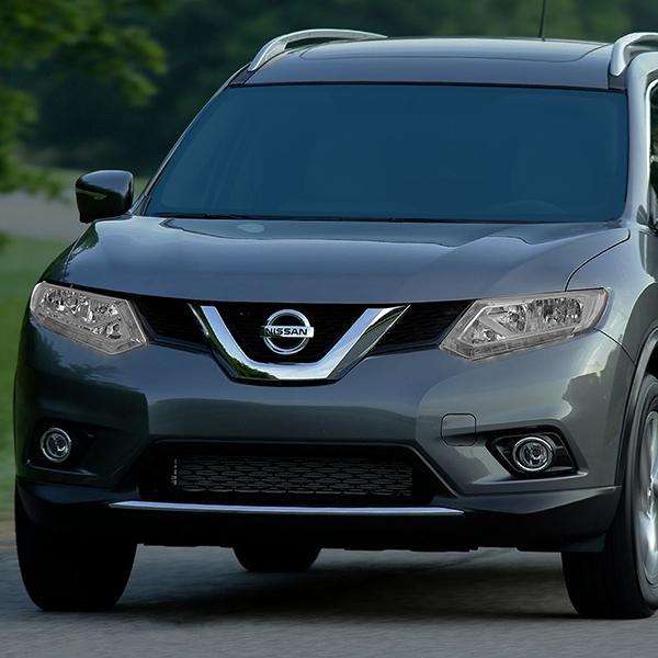 14-16 Nissan Rogue Headlights - LED DRL - Chrome Housing - Clear Lens - Clear Corner - Plug-n-Play - Pair - 10