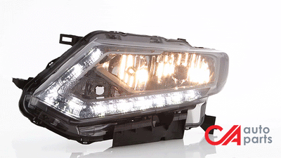 14-16-nissan-rogue-headlights-led-drl-smoked-housing-smoked-lens-clear-corner-plug-n-play-pair-hl-oh-nrog14-sm-cl1 - 3