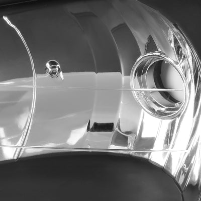 D-Motoring - 99-05 Pontiac Grand AmHeadlights - Black Housing - Clear Lens - Clear Corner - Plug-n-Play - Pair - 3